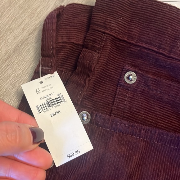 GAP Straight leg Burgundy/Merlot cords - Picture 5 of 7